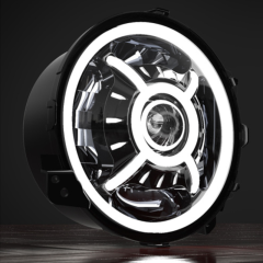 DOT SAE Approved 2020 Jeep Gladiator JT Led Headlights 9" with High Low Beam and Halo DRL