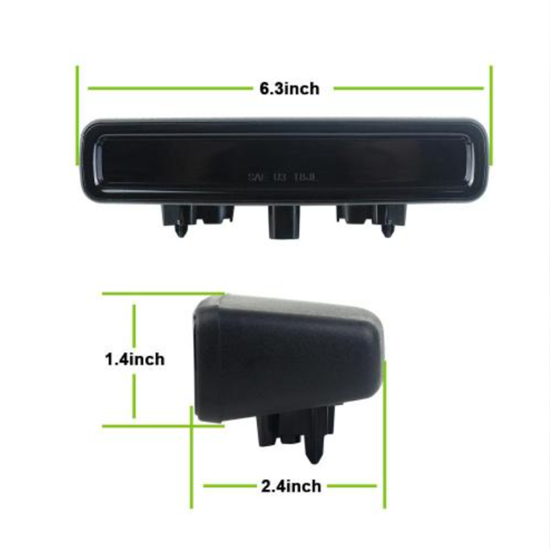 LED 3rd Brake Light Compatible for Jeep Wrangler JL 2018 2019 Third Brake Light High Mount Stop Light