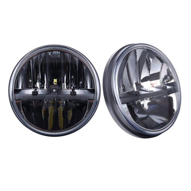 Morsun Wrangler JK Accessories 7" Hi/Low Sealed Beam Headlights for Jeep LJ TJ also Motorbike