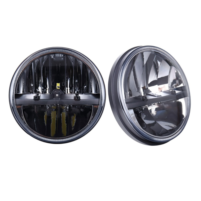 Morsun Wrangler JK Accessories 7" Hi/Low Sealed Beam Headlights for Jeep LJ TJ also Motorbike