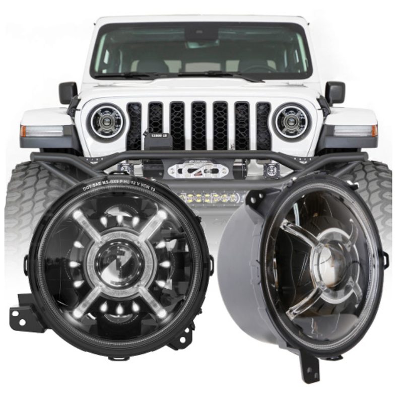 2018 2019 Jeep Wrangler JL Oem Led Headlights 9 inch Jeep JL Oem Led Headlights