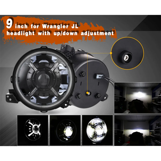 2018 2019 Jeep Wrangler JL Oem Led Headlights 9 inch Jeep JL Oem Led Headlights