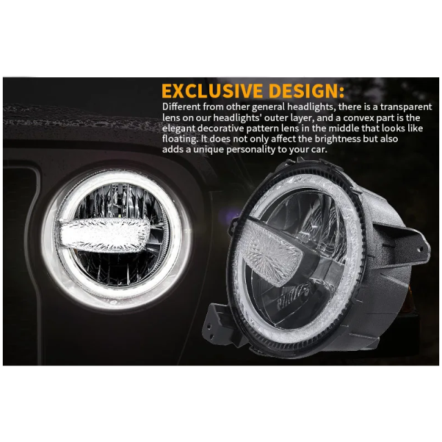 DOT SAE 2018 2019 Jeep Wrangler Moab Edition Led Headlights for Jeep Wrangler Moab