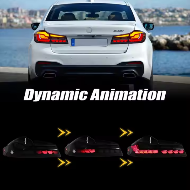 2010-2019 Led Tail Light for BMW 5 Series G30 G38 Led Tail Lamp Accessory Smoke Red Led Rear Lamp New Condition