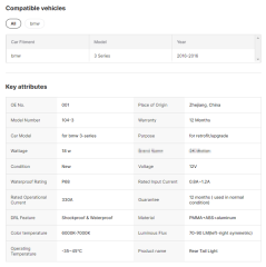 NEW PRODUCT Led Tail Light for BMW F30 3-series 2013-2018 F35 F80 320i 328i 330i 335i Rear Lamp