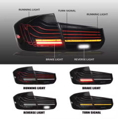LED Tail Lamp for M3 3series 2013-2018 Upgraded M4 CLS Rear Lamp for BMW F30 Taillights F35 F80 320i 328i 330i 335i RGB Light