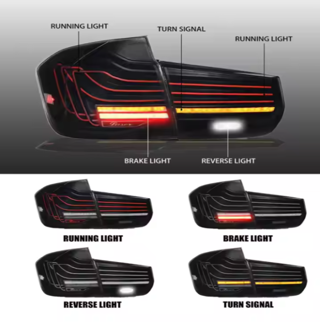 LED Tail Lamp for M3 3series 2013-2018 Upgraded M4 CLS Rear Lamp for BMW F30 Taillights F35 F80 320i 328i 330i 335i RGB Light