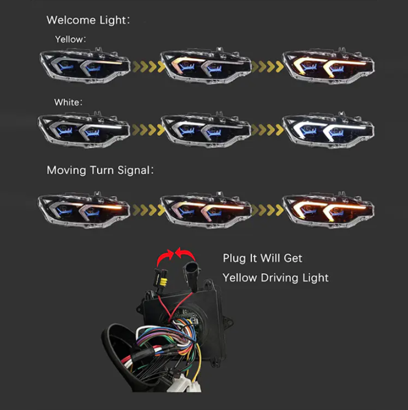 For Bmw 3-series f30 13-20 headlamps