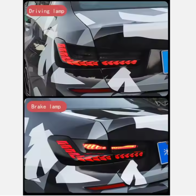 Dragon Scale Design for BMW 3 Series G20 G28 Led Taillights 318i 320i 325i 330i 2018 - 2020 Tail Lamp Assembly