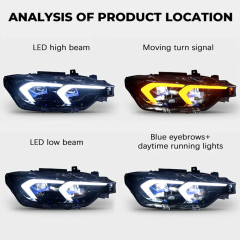 For Bmw 3-series f30 13-20 headlamps