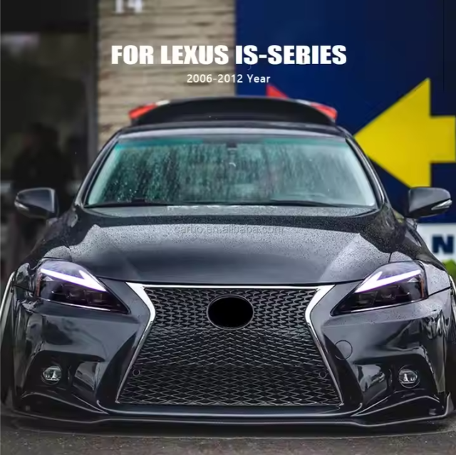 RGB LED Headlights Headlamp for Lexus IS 250/300 350 2006-2012 Sequential Front Lamp for IS Series Accessory