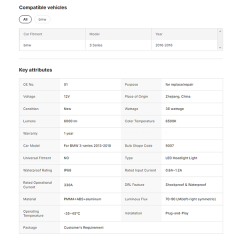 Headlights for BMW F30 F31F35 M3 F80 3-Series 2013-2018 LED Halogen Xenon Headlamps Front Lamp Light Lens Auto Accessories