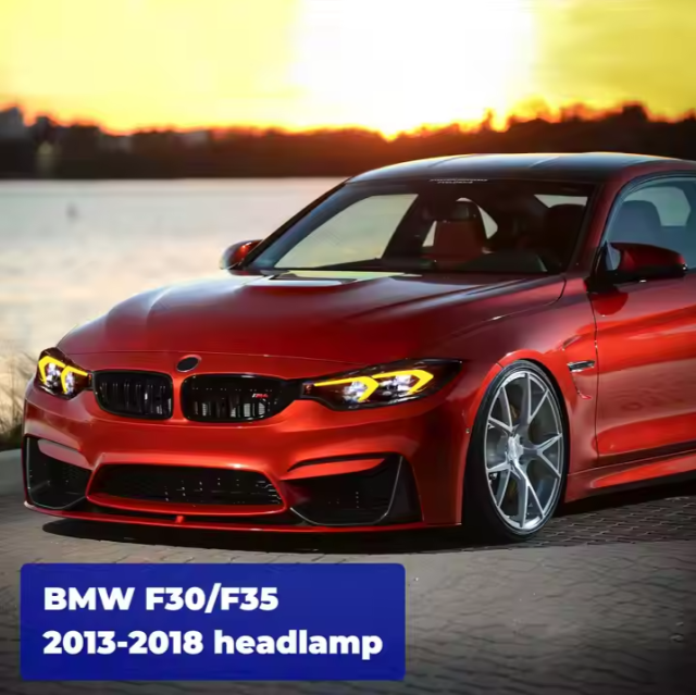 LED Headlamp Front Lamp Assembly for F30 F35 F80 320i 328i 330i 335i New Condition 6000k Color 2013-2018 for BMW 3-series
