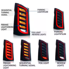 Car Modified Led Lamp Tail Light for Benz Vito V250 V260 W447 2014 - 2020 Rear Lamp With Sequential Turn Signal Accessory