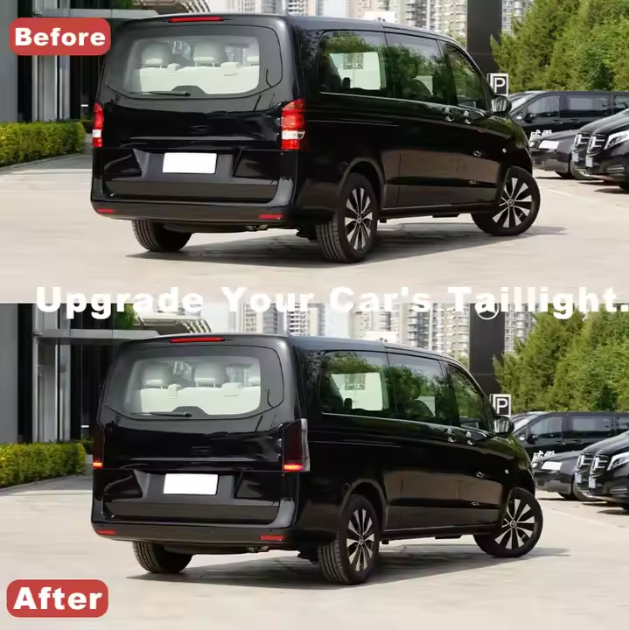 for Mercedes Benz V Class Vito V260 W447 LED Taillights Rear Lamp Tail Light 2016 -2021 Upgrade Accessories Tail Lamp