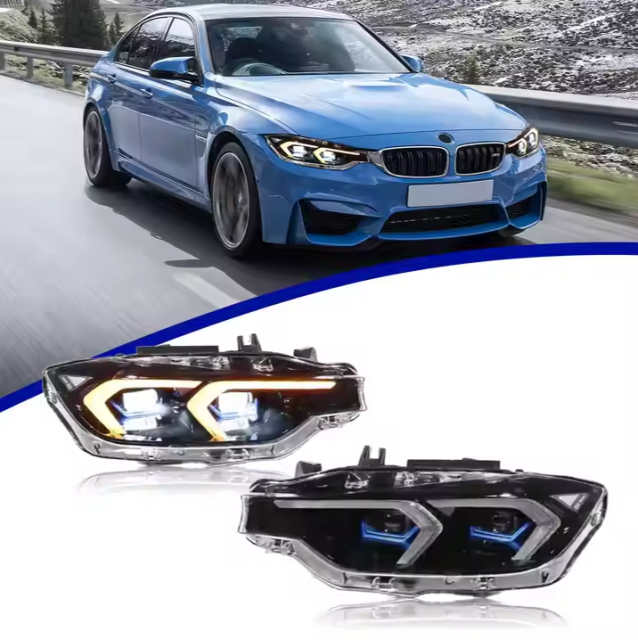 LED Headlamp Front Lamp Assembly for F30 F35 F80 320i 328i 330i 335i New Condition 6000k Color 2013-2018 for BMW 3-series