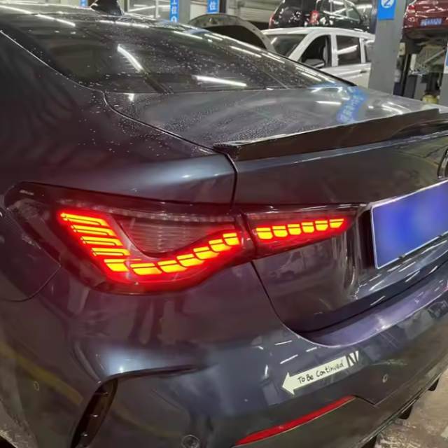 Car Auto Red Tail Lamp for BMW 4 Series G22 G82 M4 Led Turn Signal Taillights Brake Reverse Rear Light Assembly