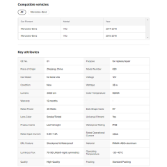 Car Modified Led Lamp Tail Light for Benz Vito V250 V260 W447 2014 - 2020 Rear Lamp With Sequential Turn Signal Accessory