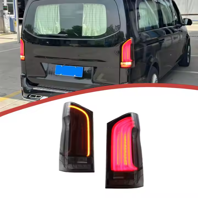 for Mercedes Benz V Class Vito V260 W447 LED Taillights Rear Lamp Tail Light 2016 -2021 Upgrade Accessories Tail Lamp