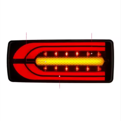 For G-class W463 04-17 18-19 Benz Starwave Tail Lamp LED Tail Lights Assembly Auto Parts