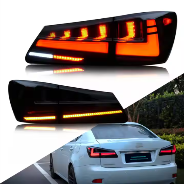 Modified Rear Lamp for Lexus IS250 IS350 2006-2012 Led Tail Light Lamp With Sequential Turn Signal Auto Parts