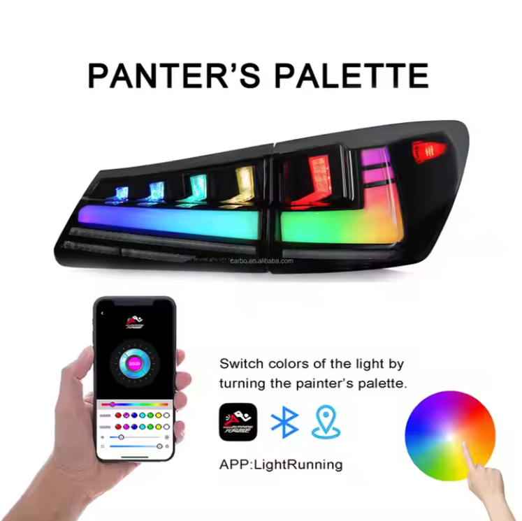 RGB Style Full LED Tail Lamp 2006-2012 IS250 IS350 ISF for Lexus IS Led Tail Light With Sequential Auto Parts