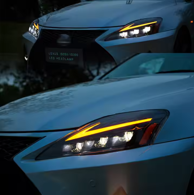 Modified Headlamp for Lexus IS250 IS300 2006-2012 Car Led Headlight Plug and Play Front Lamps Accessory