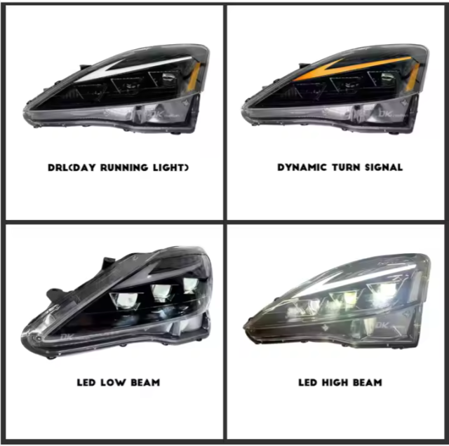 Modified Headlamp for Lexus IS250 IS300 2006-2012 Car Led Headlight Plug and Play Front Lamps Accessory