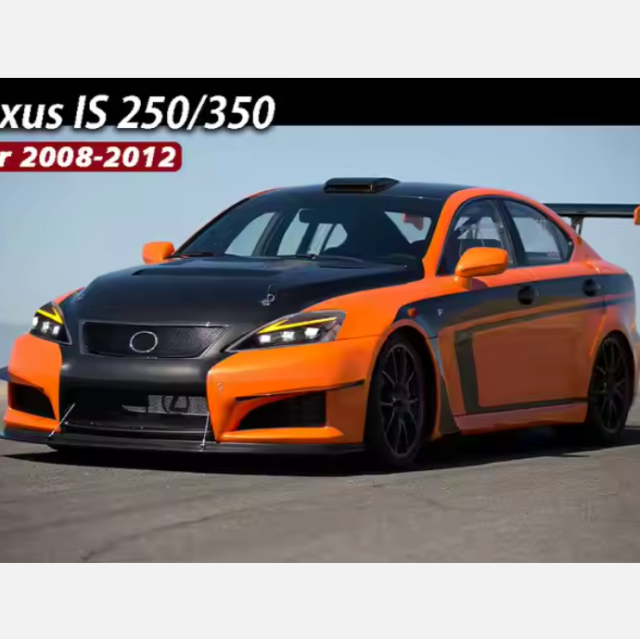 RGB LED Headlamp Headlights for Lexus IS250 IS300 IS350 2006-2012 Modified Full-LED Assembly for Front Lamp