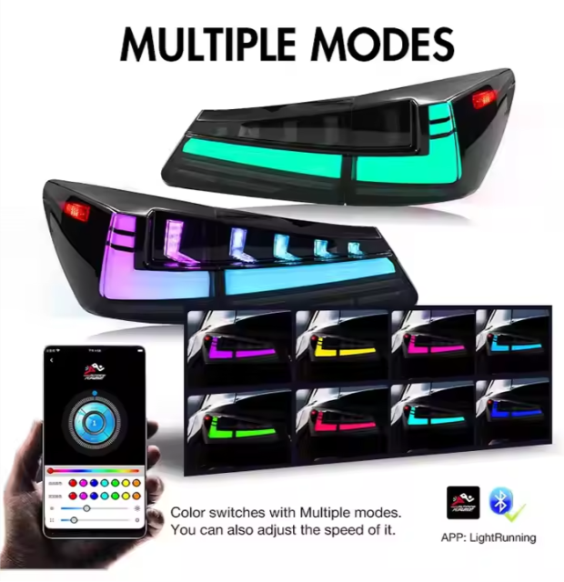 Tail Lamp for Lexus IS250 IS300 2006-2012 RGB Taillight Assembly