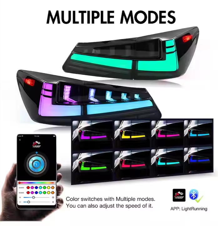 Tail Lamp for Lexus IS250 IS300 2006-2012 RGB Taillight Assembly