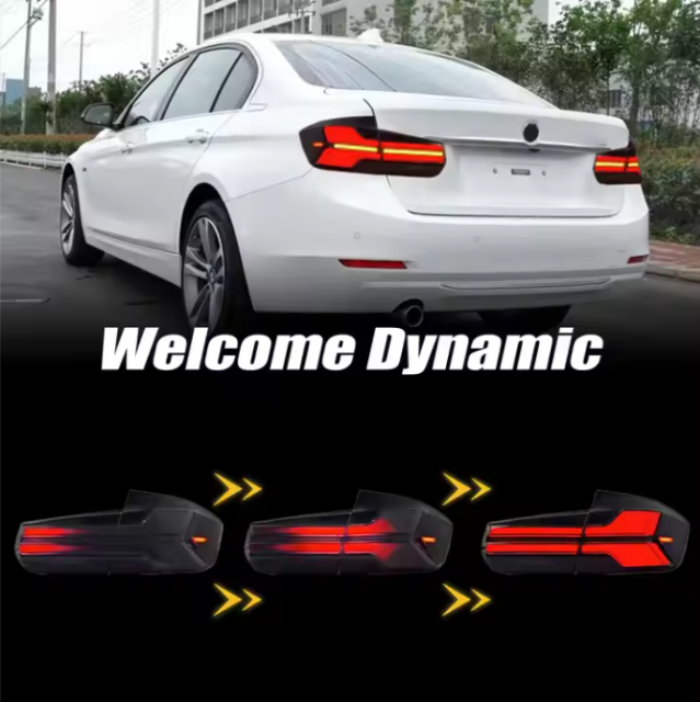 for BMW 3 Series F30 F35 F80 LED Tail Lights Assembly G05 Design 2013-2020 Modified 320i Rear 12v DRL