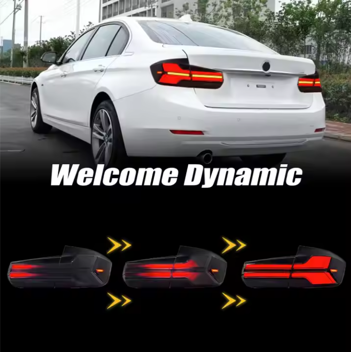 for BMW 3 Series F30 F35 F80 LED Tail Lights Assembly G05 Design 2013-2020 Modified 320i Rear 12v DRL