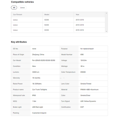 RGB LED Taillights for LEXUS IS250 300 350 2013-2020 Car Trunk Bar Light With Dynamic Animation Automobile Rear Lamp Assembly