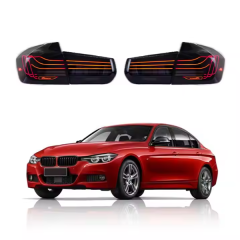 Auto Car Parts Tail Lights for BMW 3 Series F30 F35 2012-2018 Taillight Assembly Dragon Scale Turn Signal Lights
