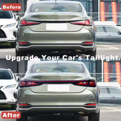 Wholesale New LED Start-up Animation DRL Tail Lights for Lexus ES350 ES200 ES250 ES300h 2018-2023 Smoked