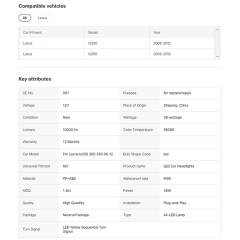 RGB LED Car Head LAMP DRL Start up Animation IS250 IS350 ISF 200d 2006-2013 Plug and Play Headlights for Lexus IS250