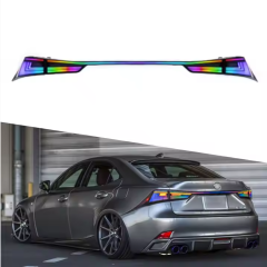 RGB LED Taillights for LEXUS IS250 300 350 2013-2020 Car Trunk Bar Light With Dynamic Animation Automobile Rear Lamp Assembly