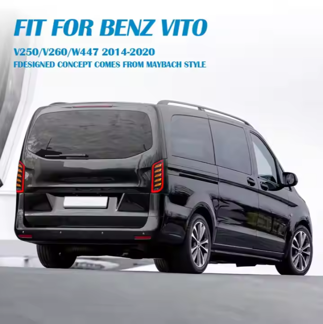 For Mercedes Benz 2016-2021 Vito V250 V260 Tail Lamp Modified LED Auto Parts