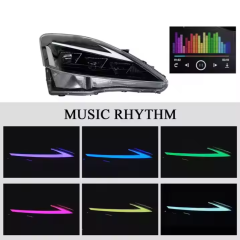 For Lexus IS250 2006-2012 RGB Headlights