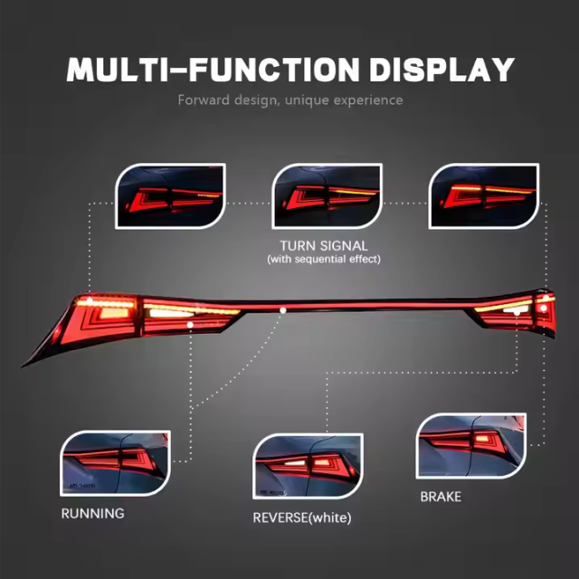 New Design LED Tail Lamp for Lexus IS250 IS300 IS350 2013-2020 Year Red ABS Trunk Lamp with 12V Tail Light Rear Position