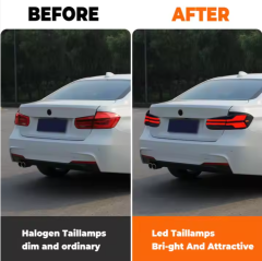 for BMW 3 Series F30 F35 F80 LED Tail Lights Assembly G05 Design 2013-2020 Modified 320i Rear 12v DRL