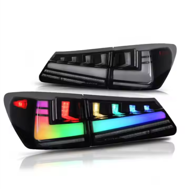RGB Start up Animation LED Tail Lights for Lexus IS250 DRL 220d IS350 ISF 2006-2012 Rear Lamps Assembly