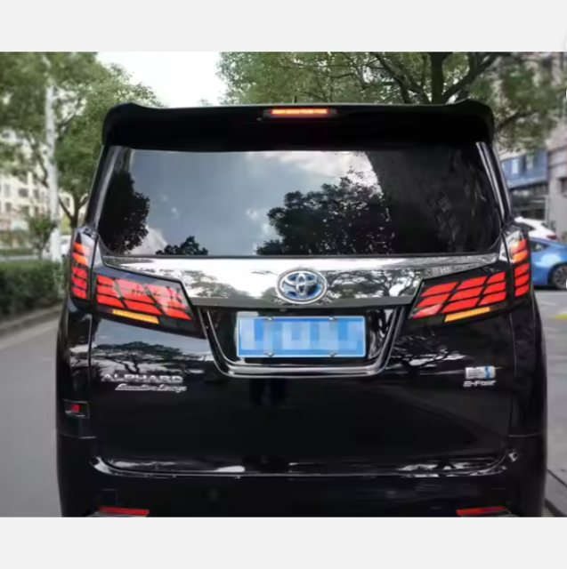 Upgrade Car Modified Led Tail Light Rear Lamp for TOYOTA ALPHARD VELLFIRE LED Tail Lamp 2015-2023 Year