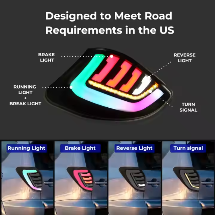 Upgrade Auto Lighting System Tail Light Lamp for Toyota RAV4 2009-2013 Taillight Taillamp Back Lamp Back Light