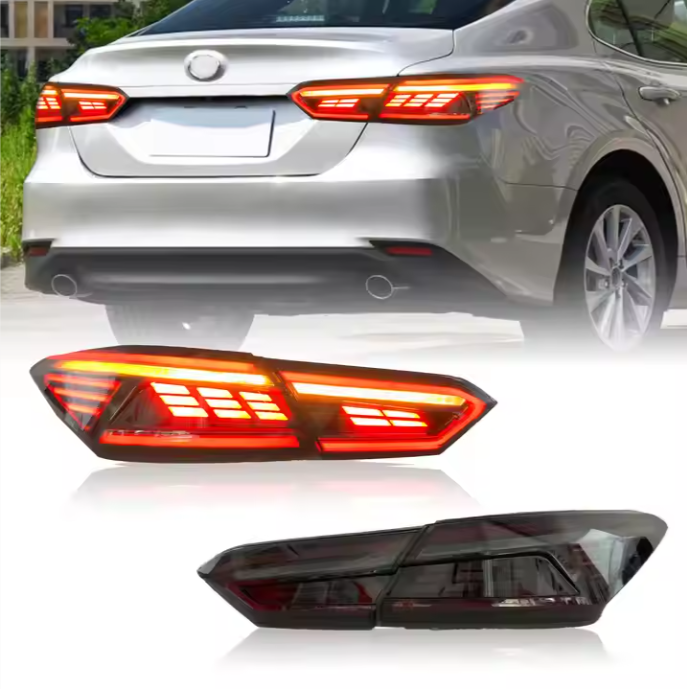 Modifit Stop Light 2018-2022 Year Back Rear Light Smoke Black Color Sequential for TOYOTA camry