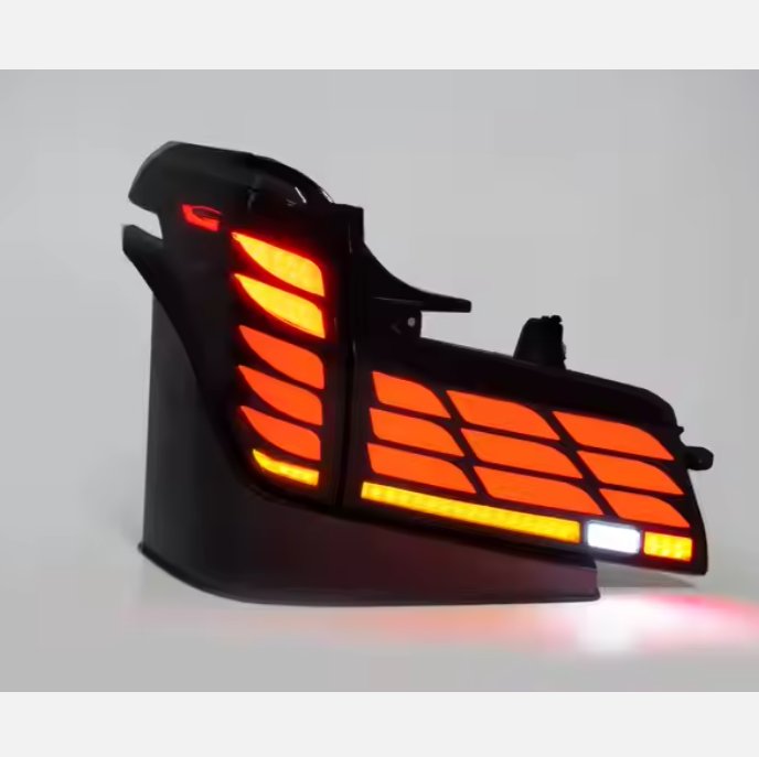 LED Tail Lamp 2015-2018 2019-2023 Year Back Rear Light Smoke Black Color Sequential Turn Signal Light for TOYOTA ALPHARD VELLFIR