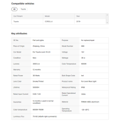 2019-2024 led car light for Toyota Corolla US Levin LED tail Lamp Dynamic Animation Tail Lamp with New Condition Led car light