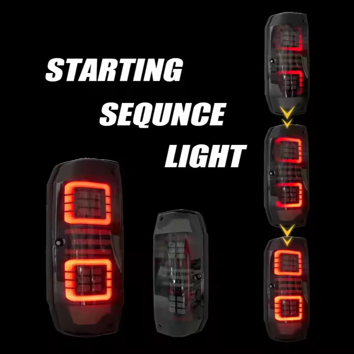 Auto Car Taillight Modified Led Tail Lamp Lights for Land Cruiser Prado LC76 1984 - 2020 Rear Lamp Assembly