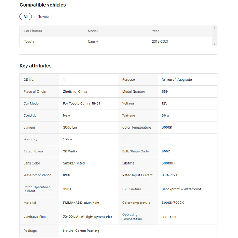 Stop Light Back Rear Light Led Taillights RGB Color Sequential for TOYOTA camry Taillamp 2016-2023